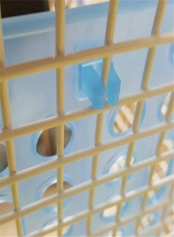 سايج سكوير سجادة أرضية مريحة مربعة الشكل من البولي فينيل كلوريد لحماية أقدام الأرانب/خنازير غينيا/النموس/الكلاب/القطط/القطط الصغيرة (قطعة واحدة، أزرق، مقاس واحد) - Image 5